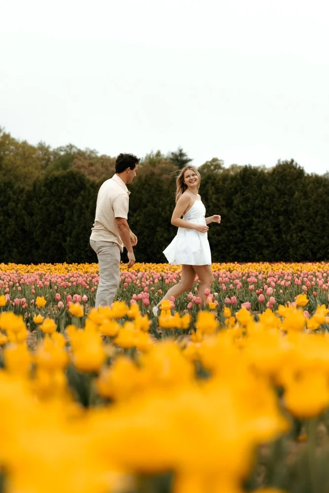 Tulip Field Love Story