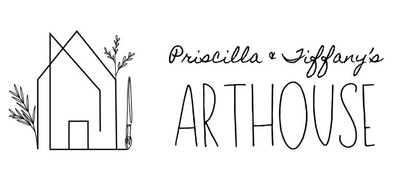 Priscilla and Tiffany's Arthouse logo