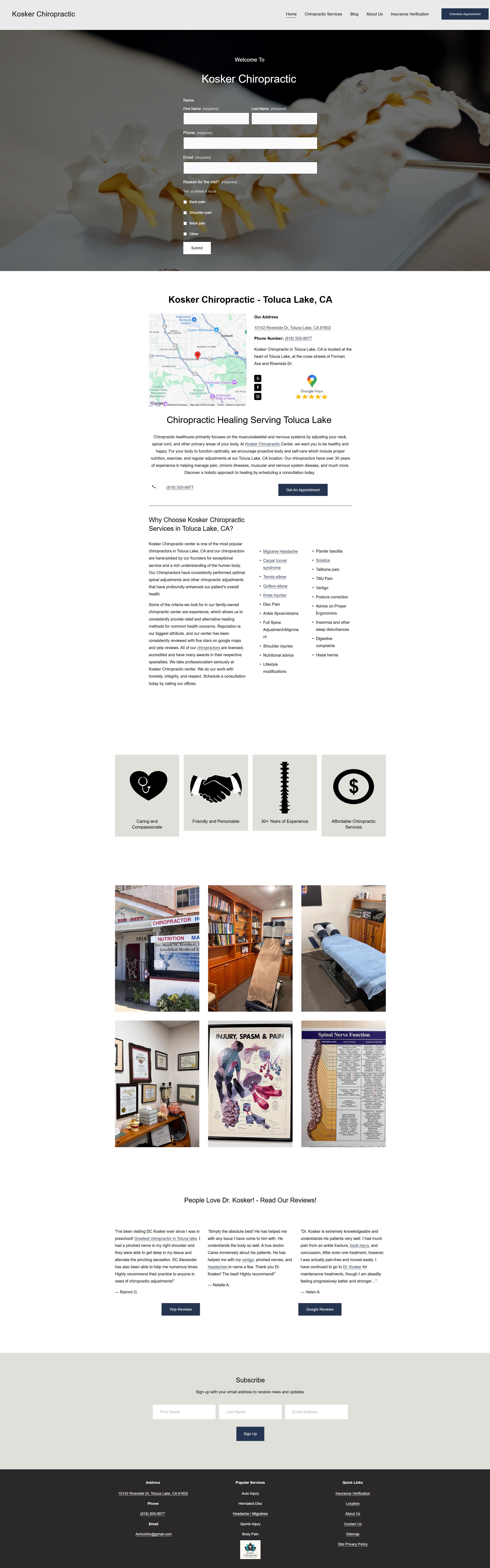 Squarespace Web Designers for Chiropractors