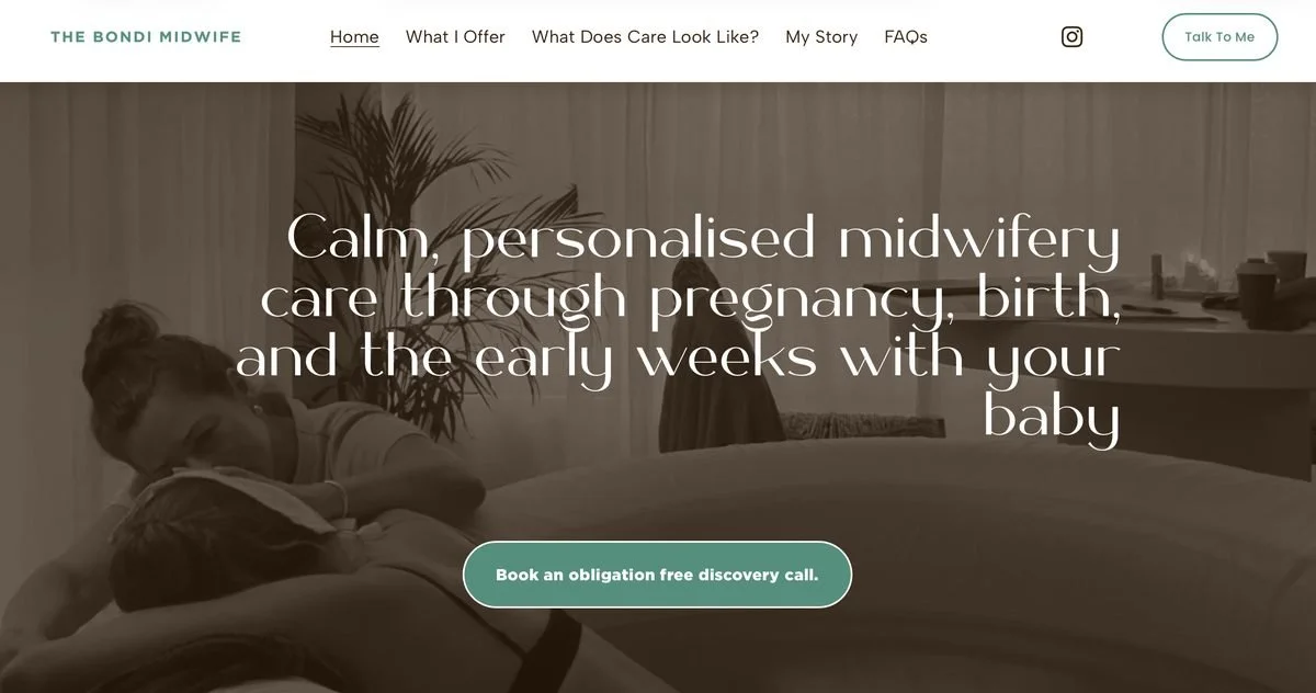 The Bondi Midwife home page