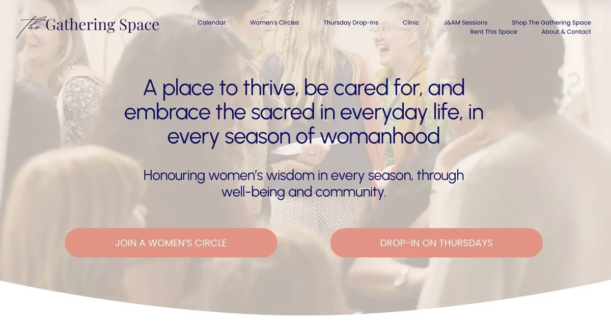 The Gathering Space home page