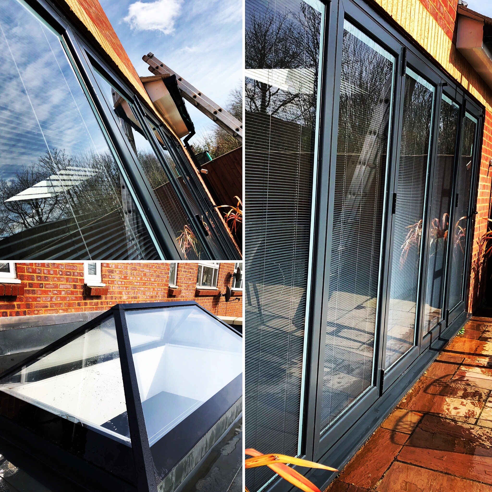 Conservatory roof cleaning in Chester