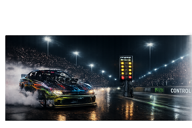 Drag strip background