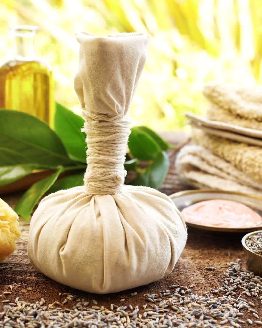 Coconut Poultice Ritual™ treatment photograph