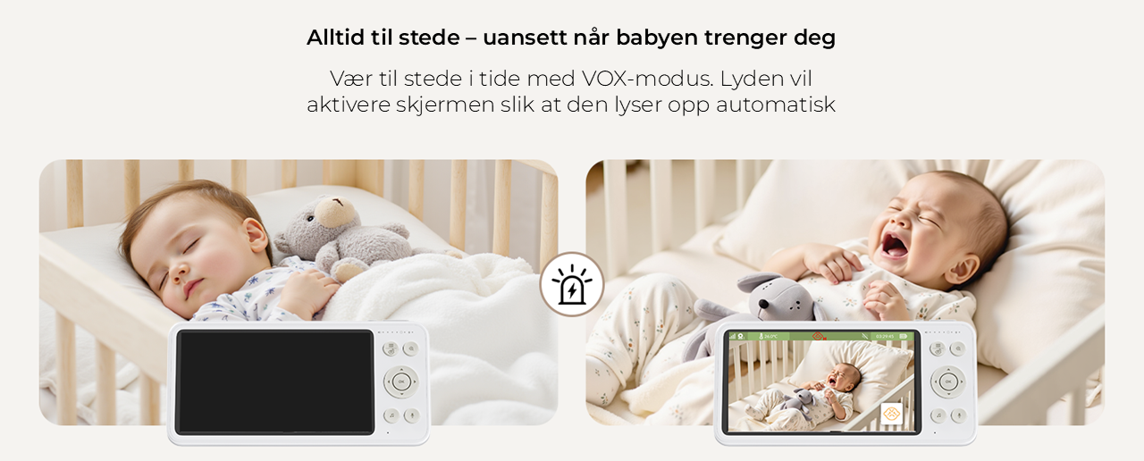 VOX-modus og batteritid