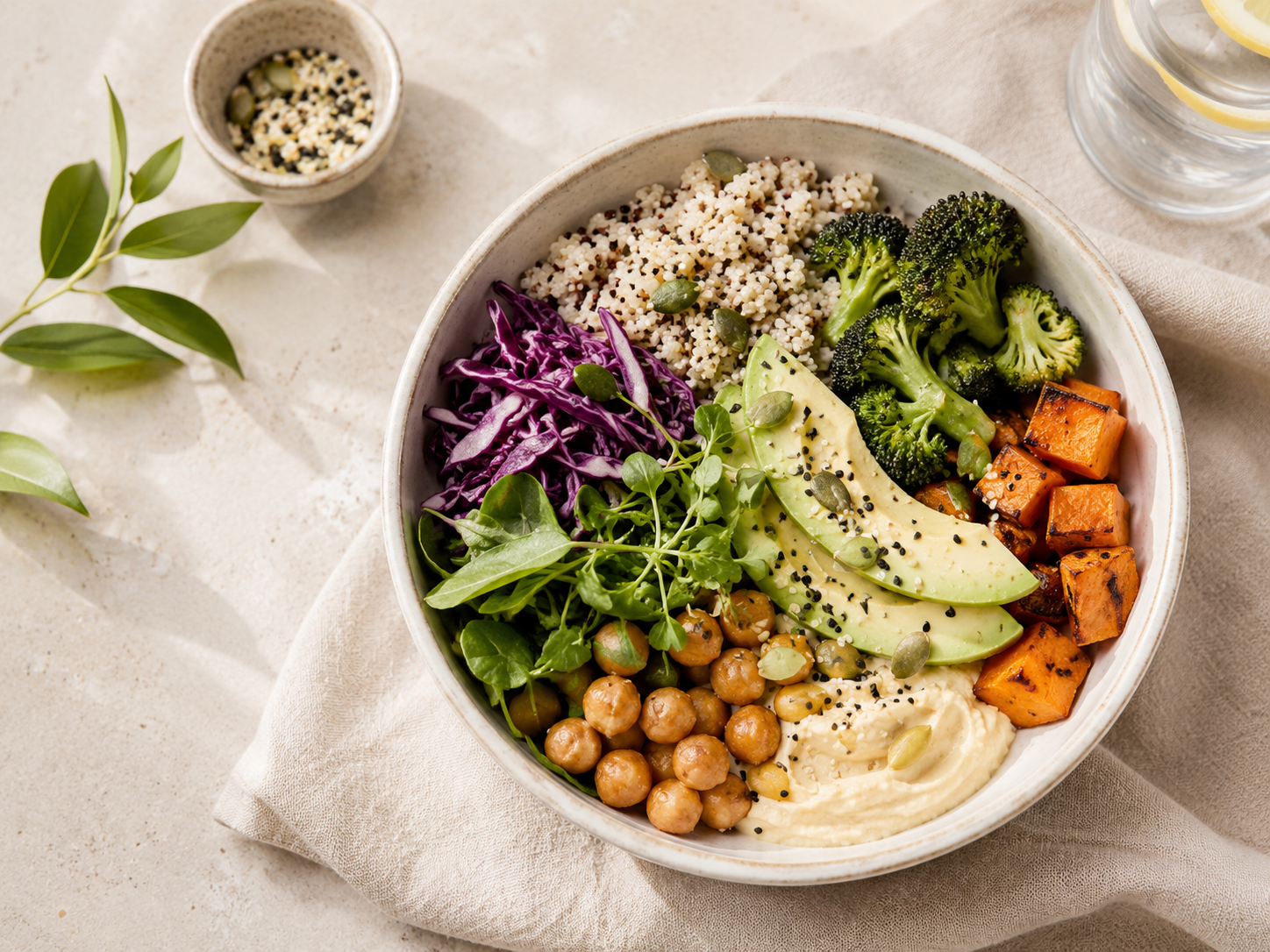 Nourishing grain bowl for hormone and gut health