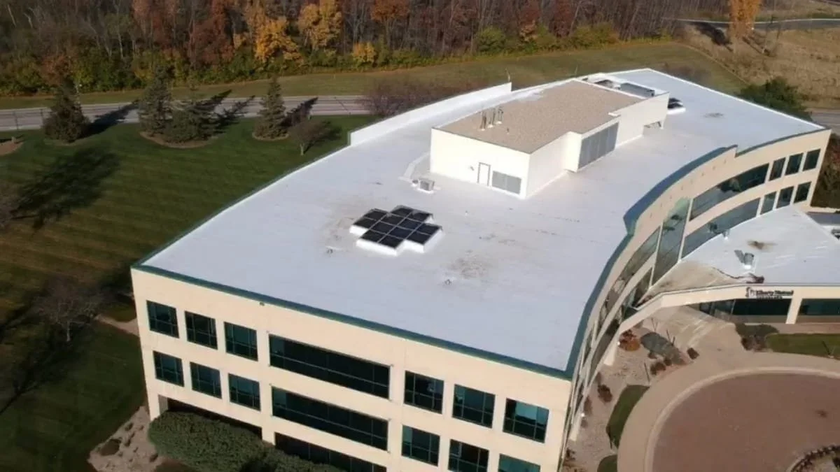 Modern healthcare clinic and medical facility exterior