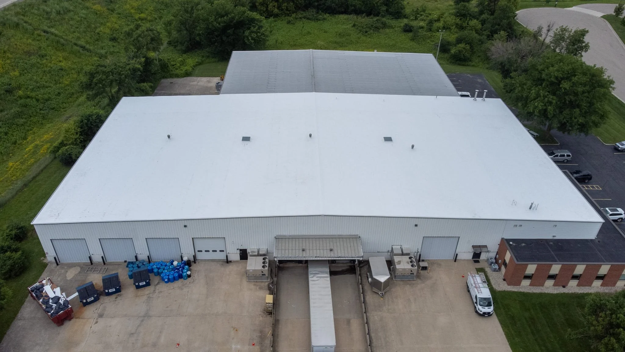 Commercial roof inspection and photo survey