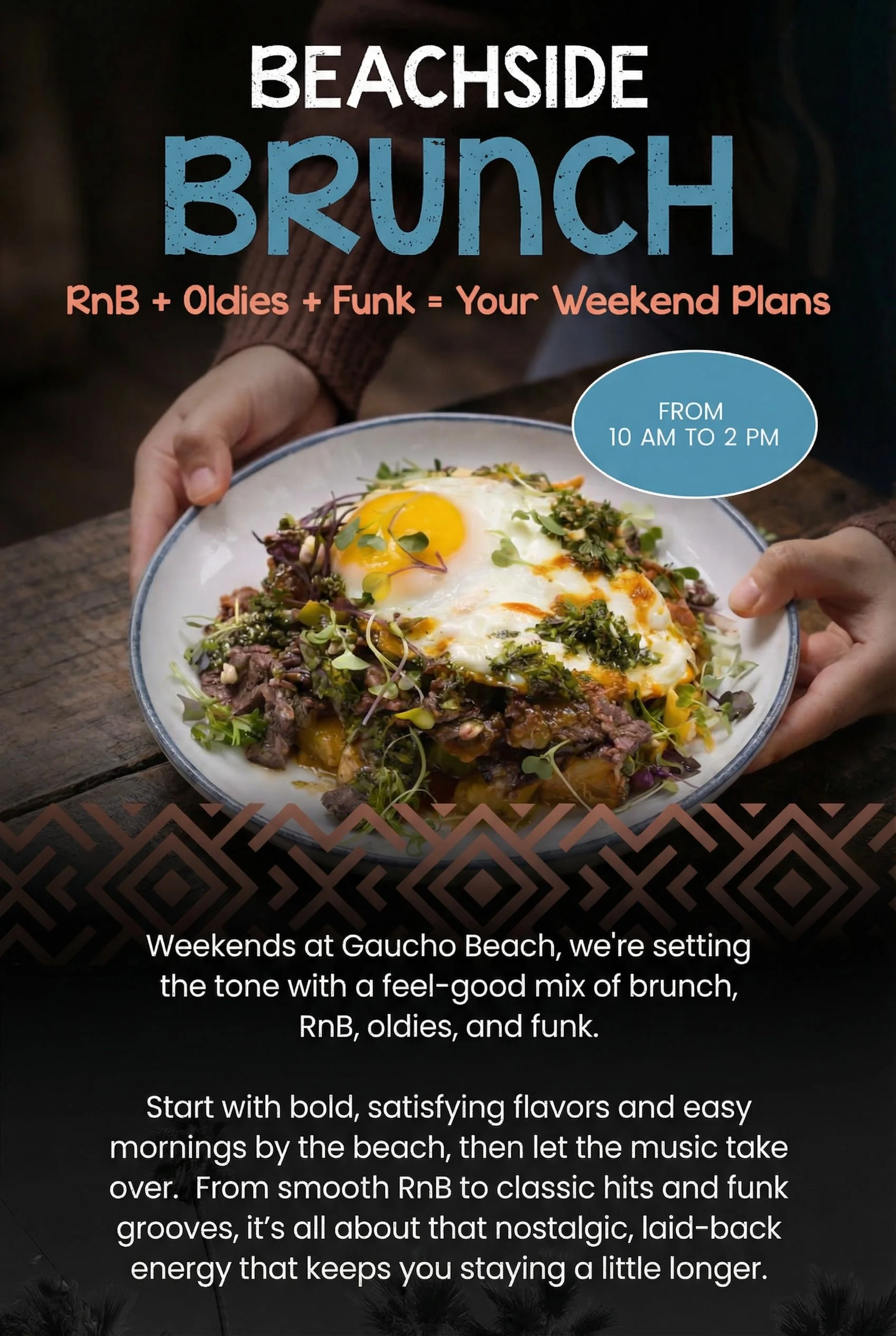 Beachside Brunch at Gaucho Beach