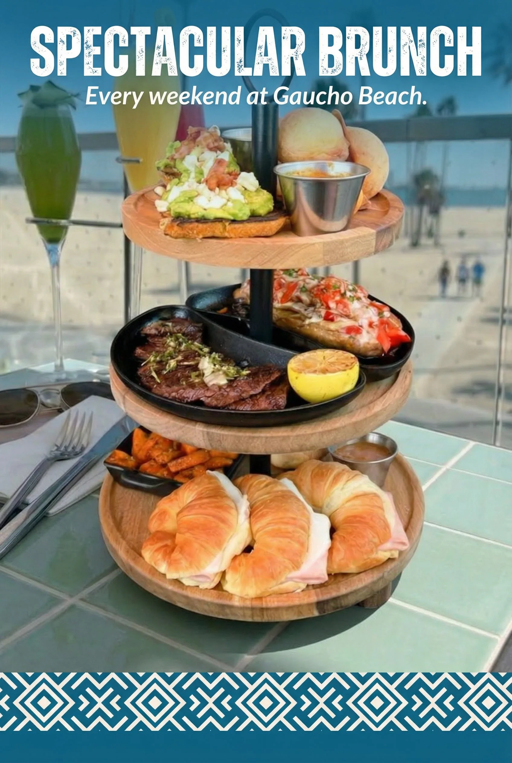 Spectacular Brunch at Gaucho Beach