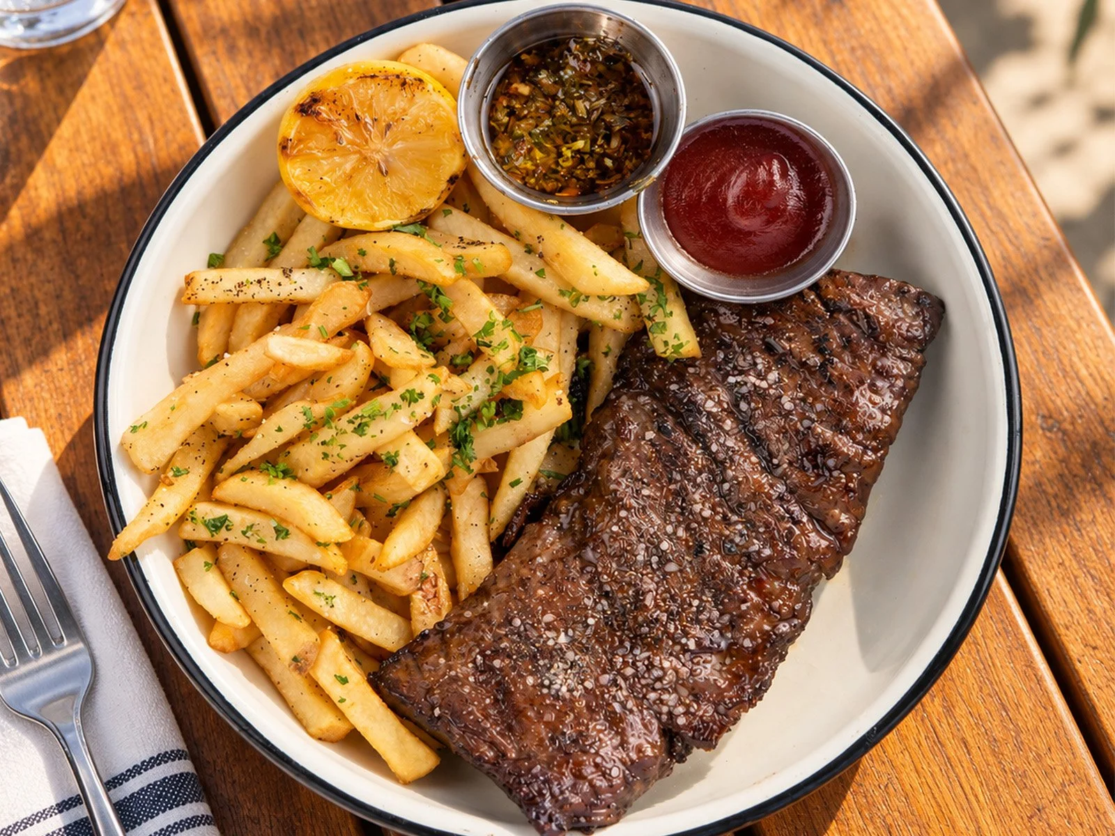 Food and drinks at Gaucho Beach brunch