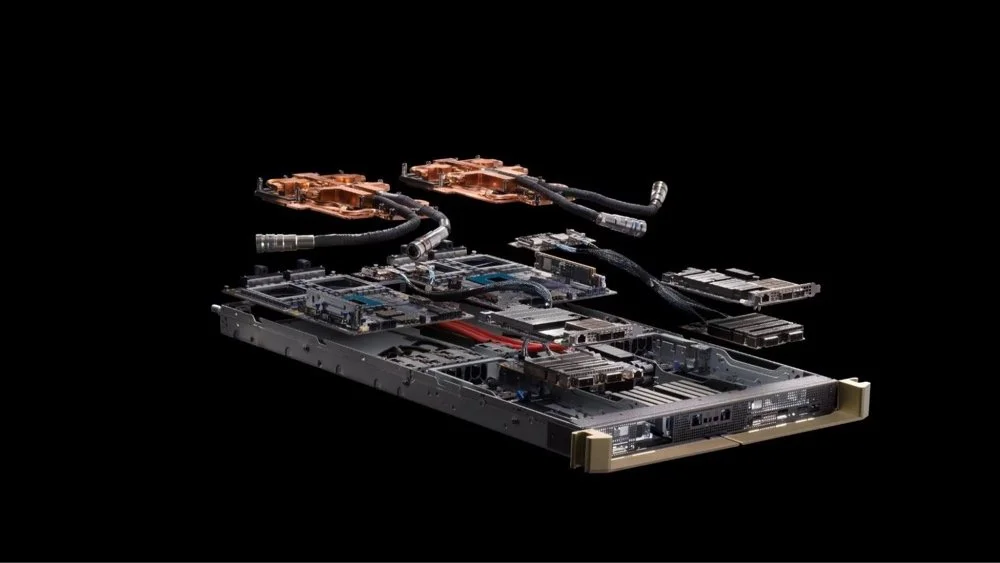 High-density AI server liquid cooling architecture