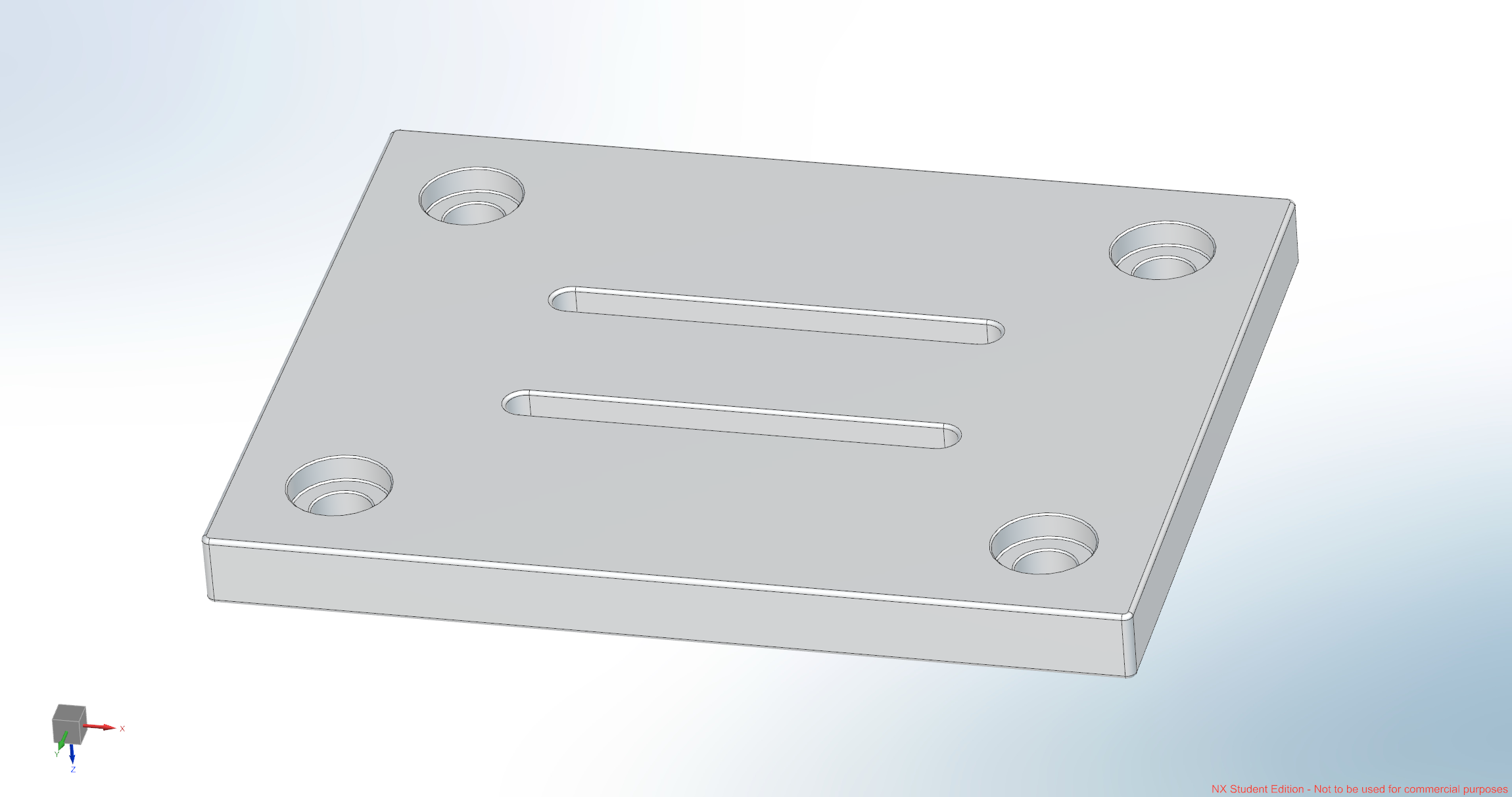 Design 1 isometric view