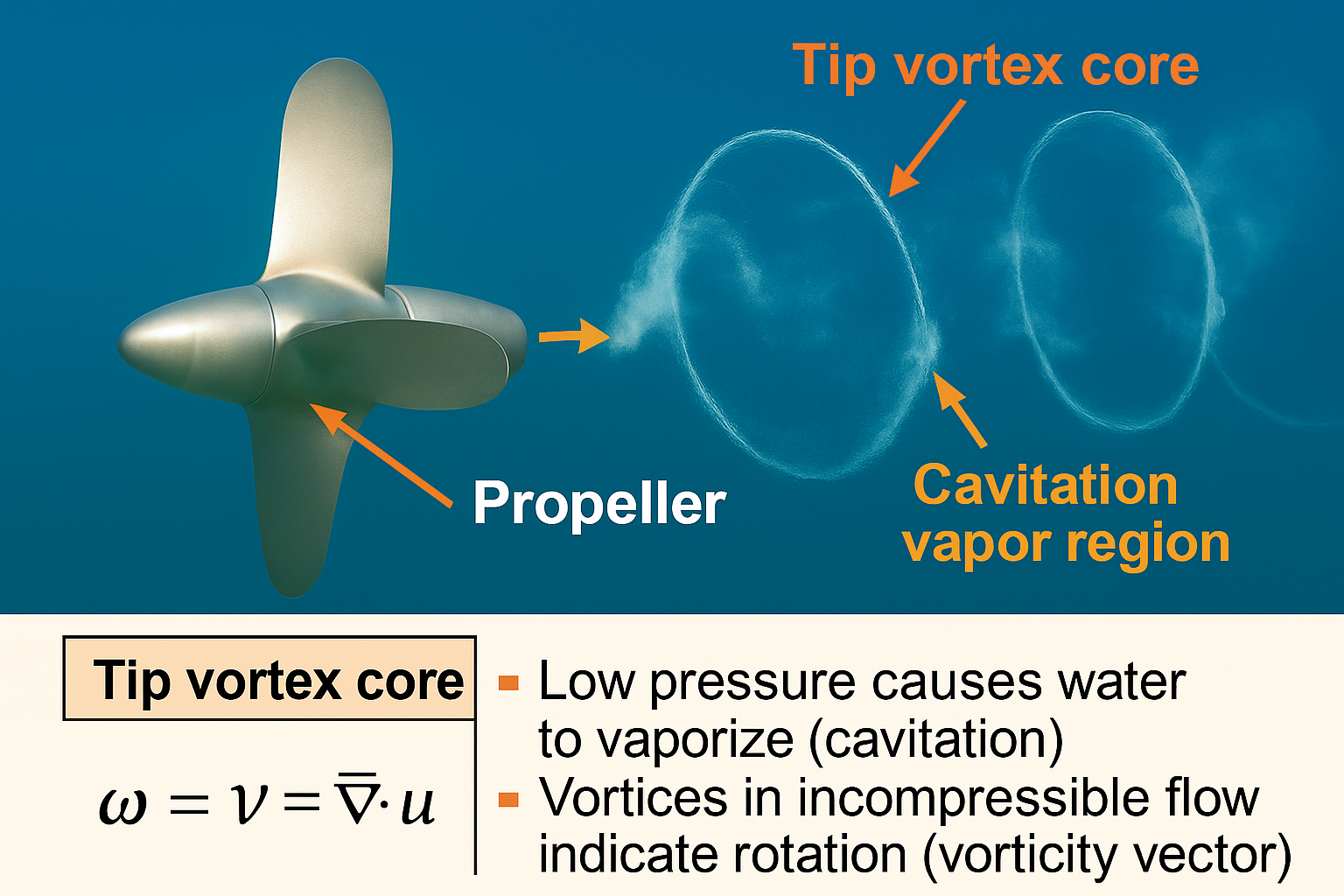 Water Tunnel Test of a Propeller