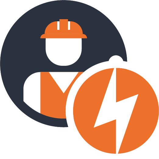 Electrical contractor icon