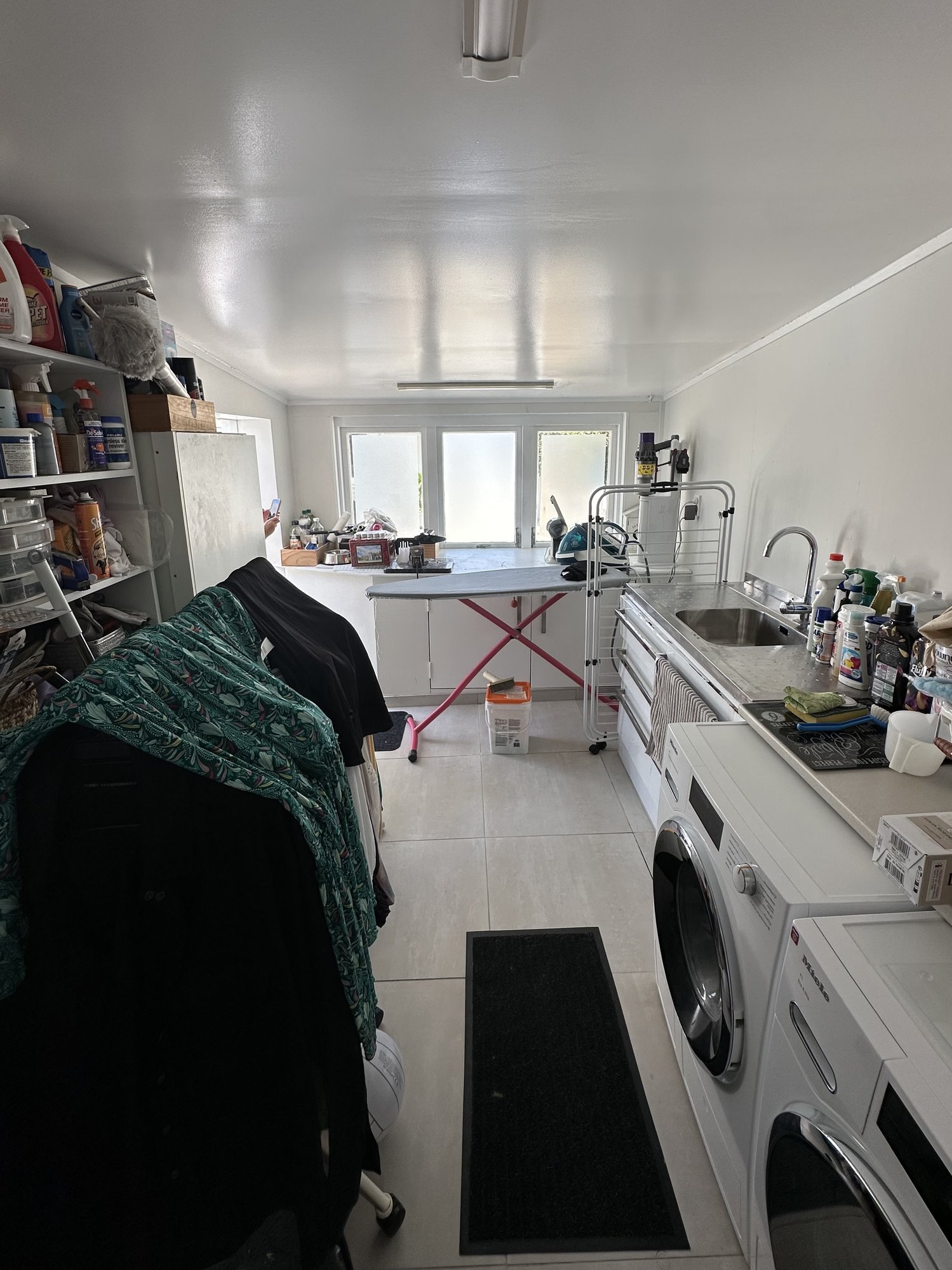 Laundry before renovation — Auckland
