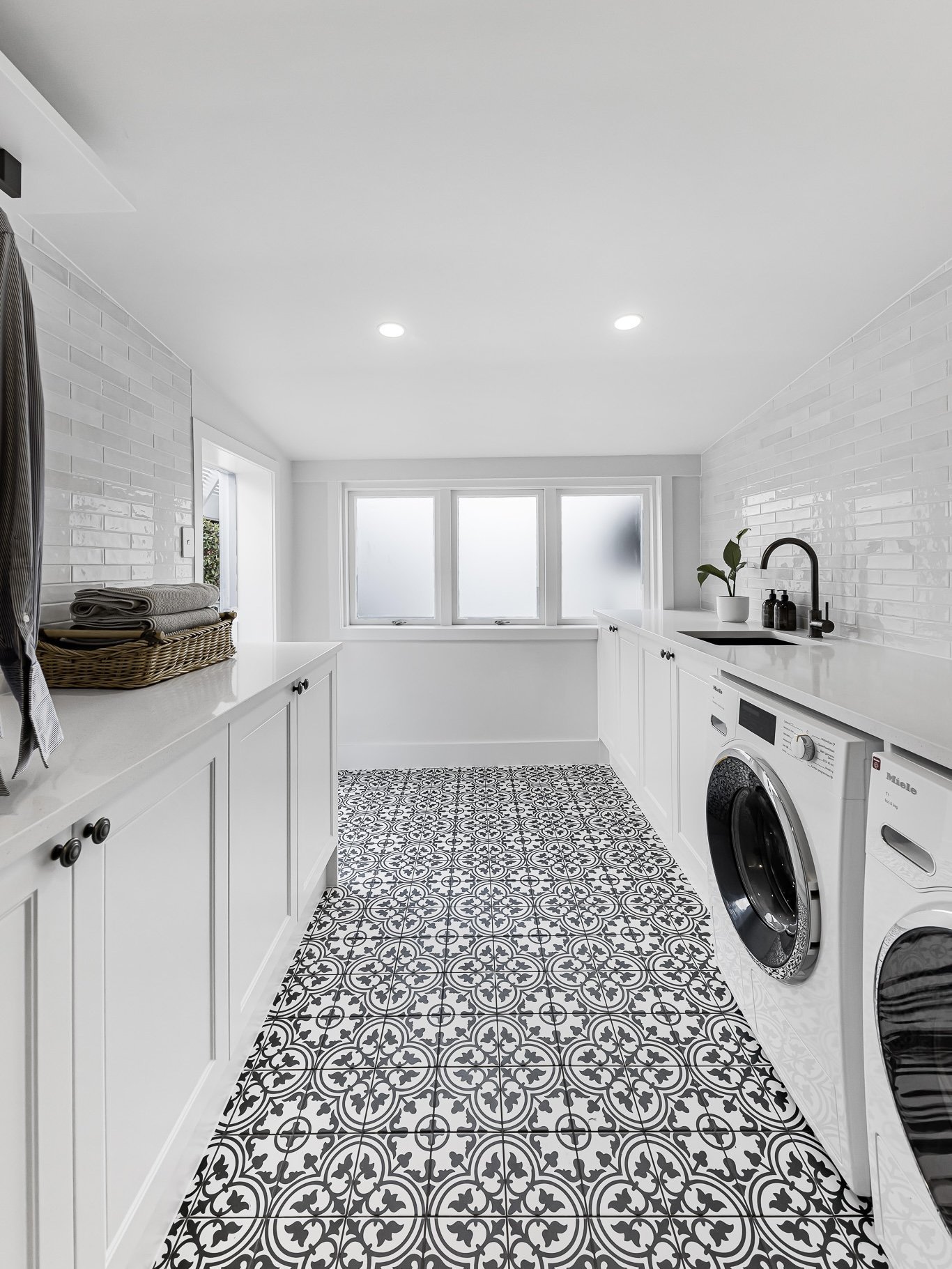 Laundry renovation after — Key Interiors Auckland