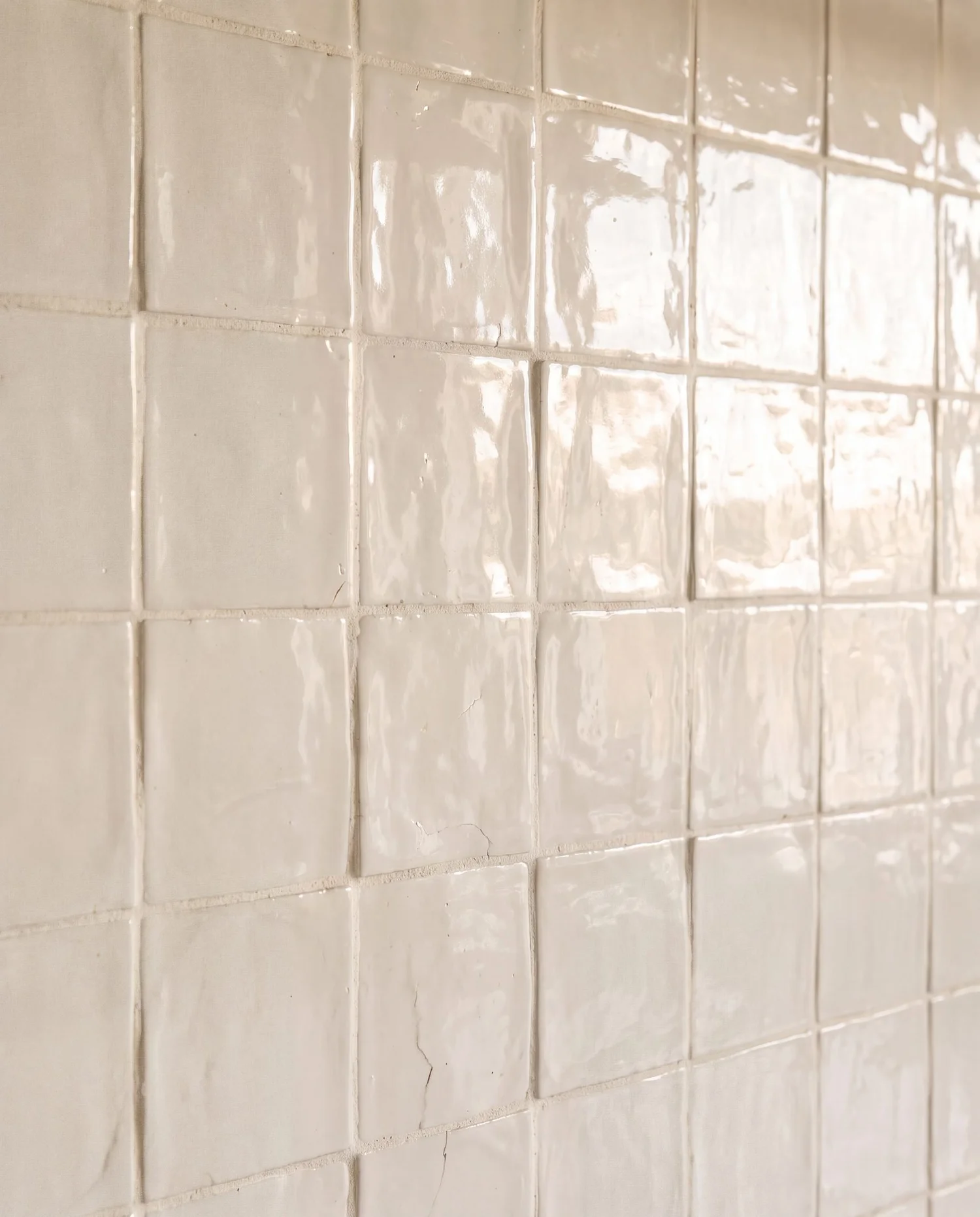 Handmade Zellige tile splashback detail, Bayswater laundry