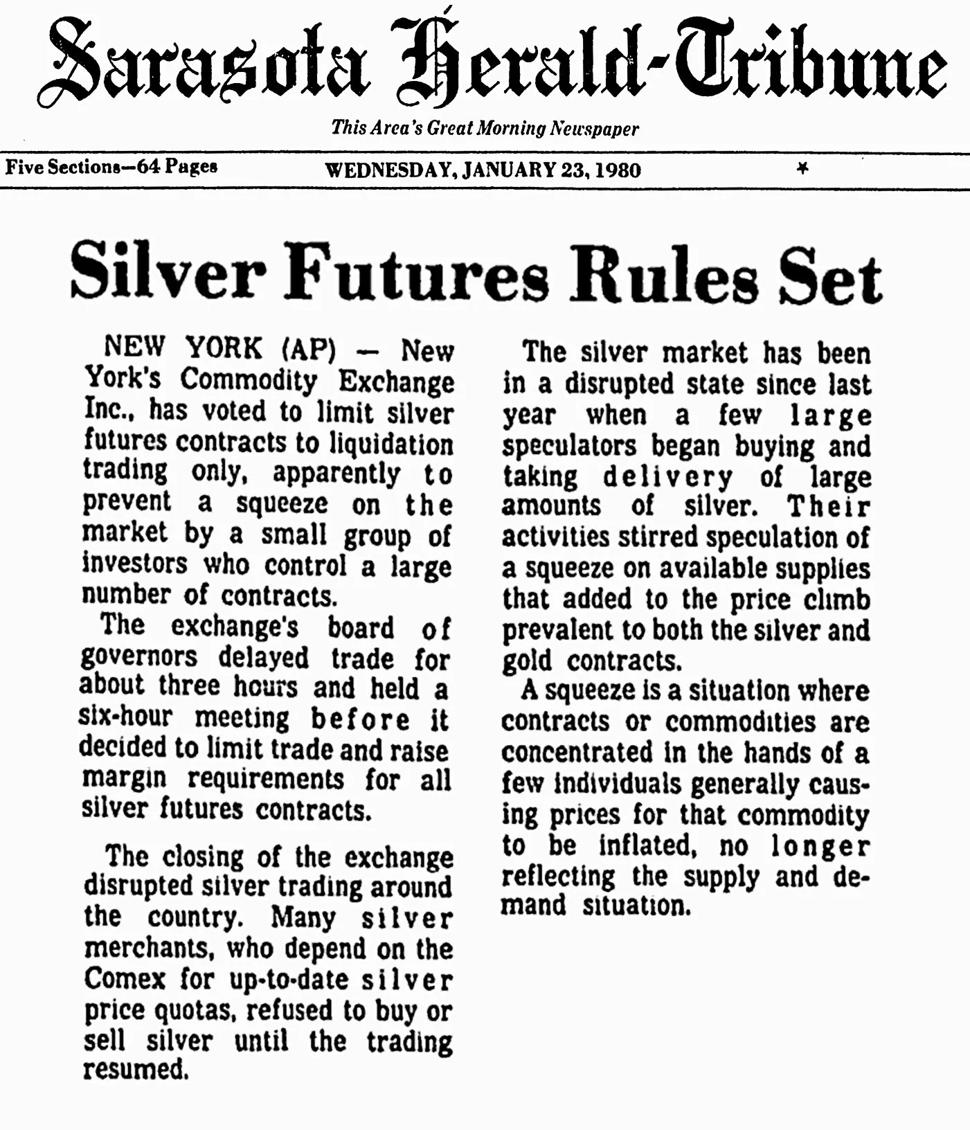 Sarasota Herald Tribune