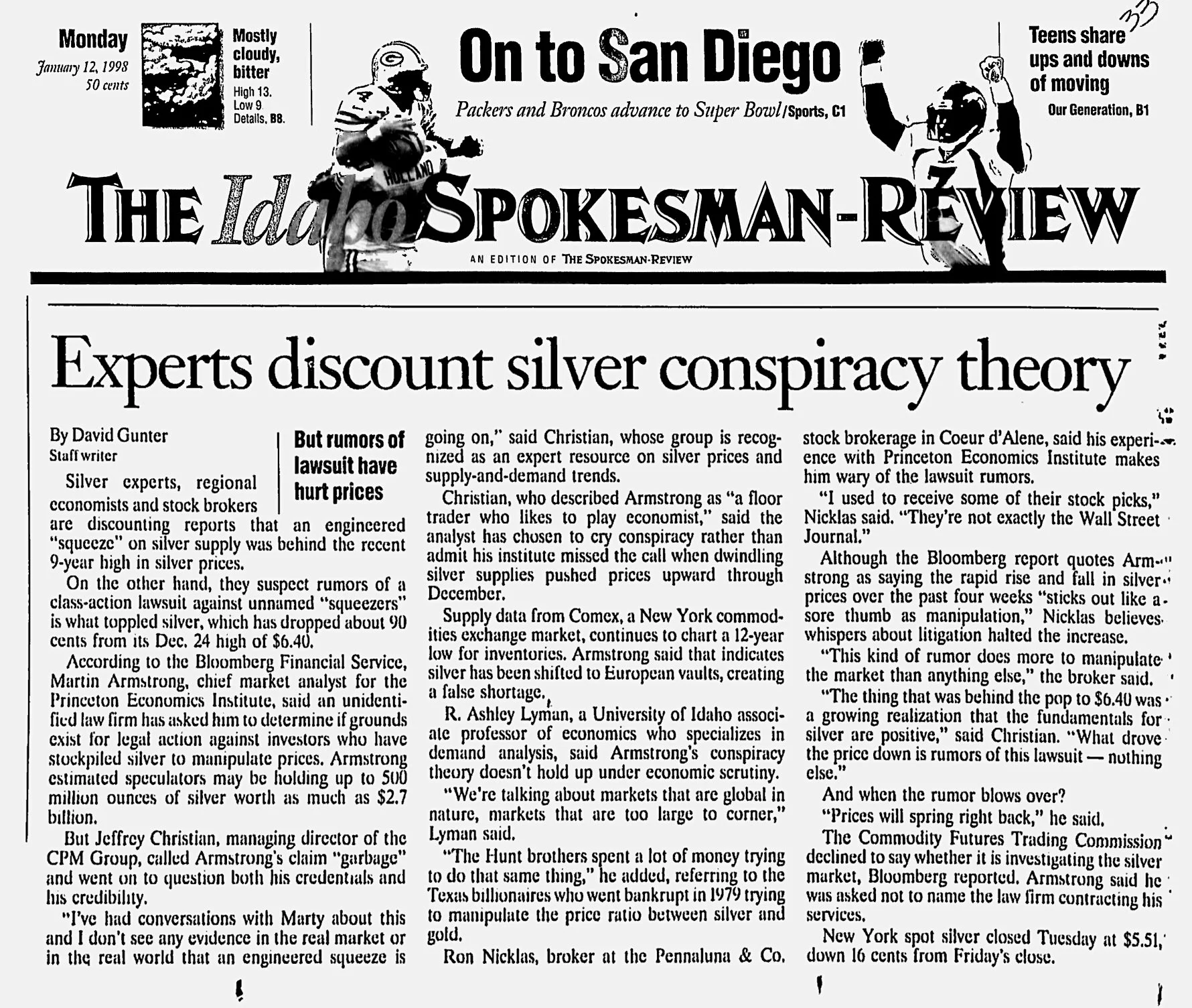 The Idaho Spokesman Review