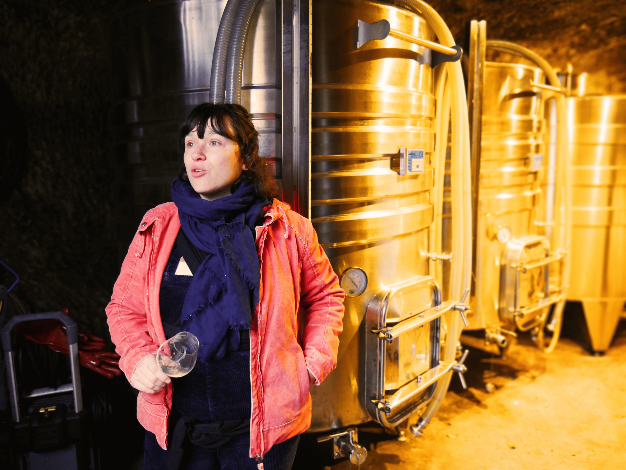 Laura David cellar in Montlouis-sur-Loire