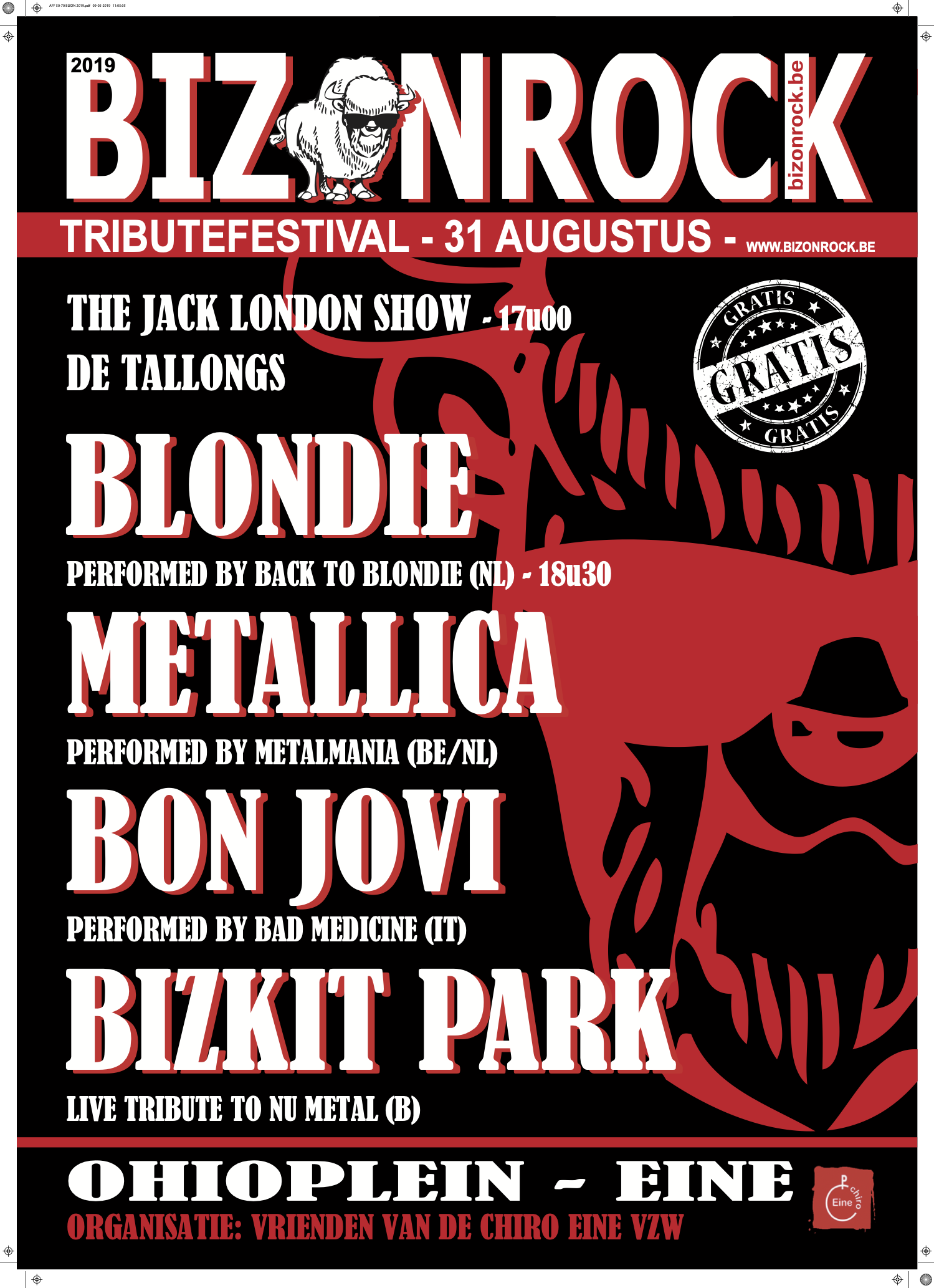 Affiche Bizonrock 2019