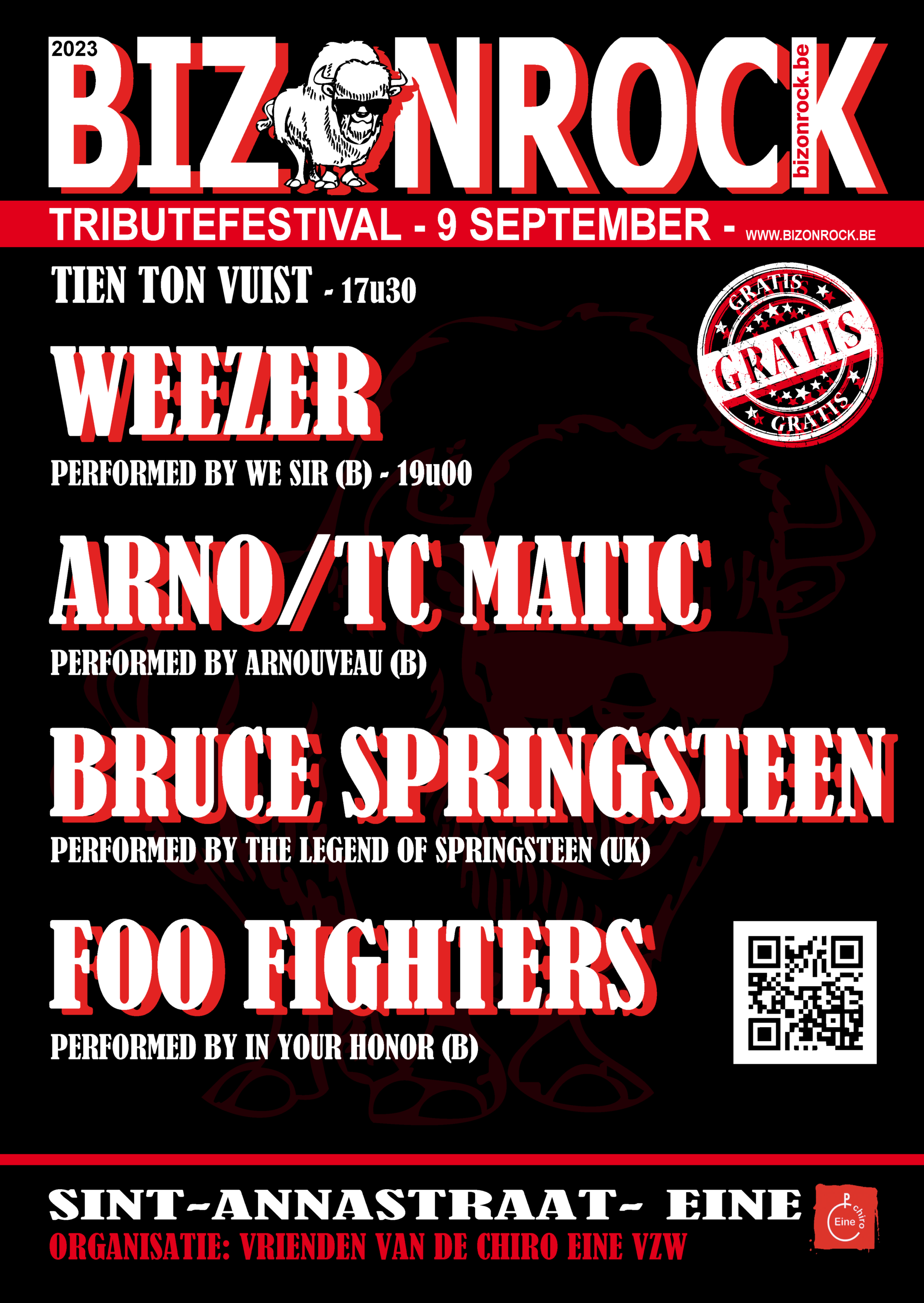 Affiche Bizonrock 2023