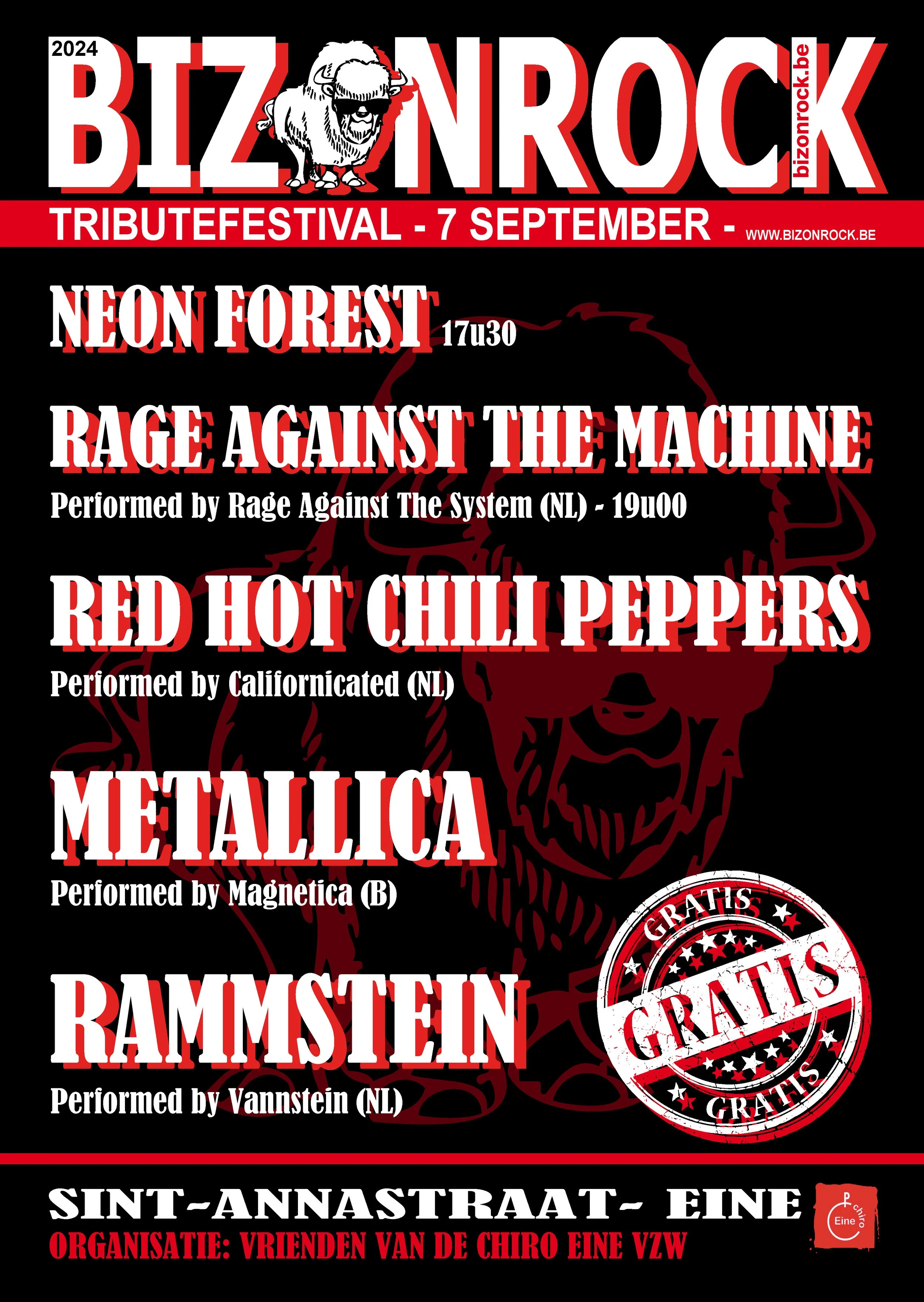 Affiche Bizonrock 2024