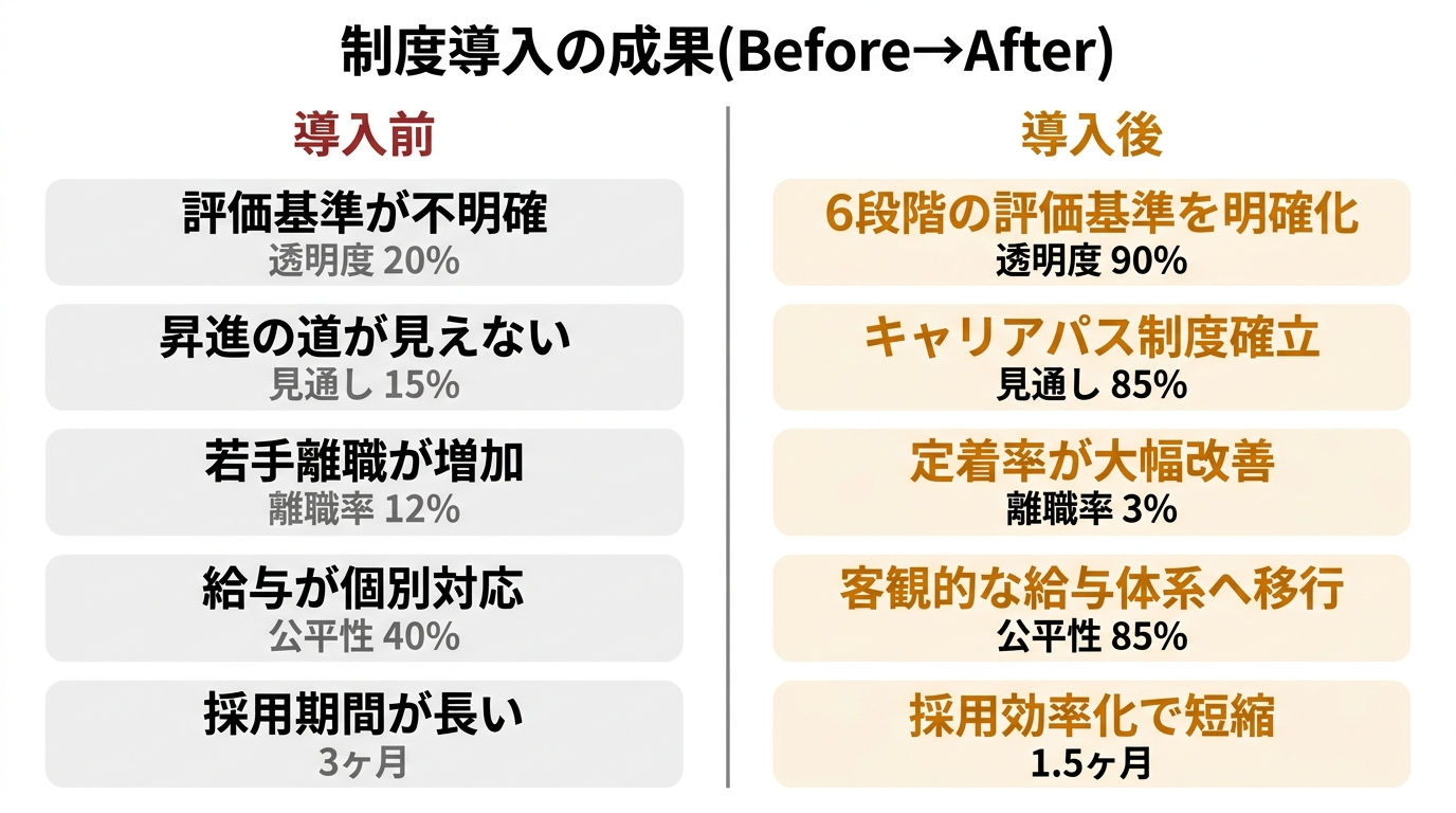 Before/After 成果比較