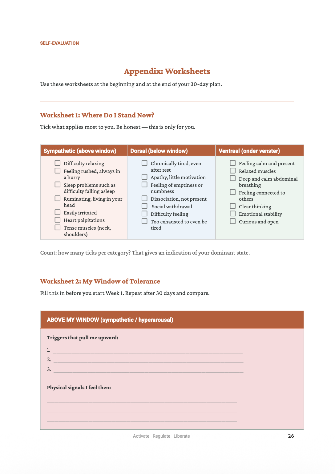Worksheets