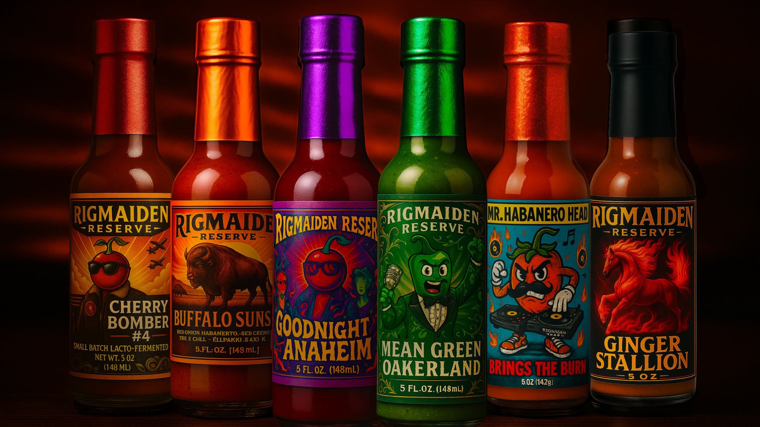 Rigmaiden Reserve Hot Sauce Collection