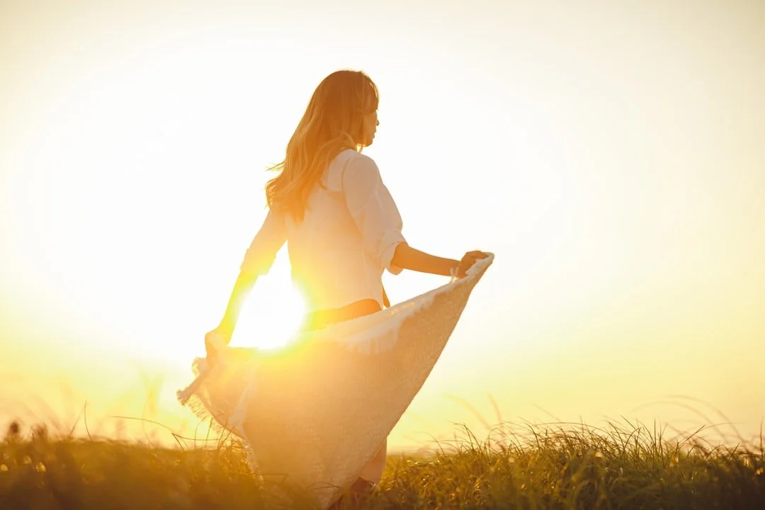 Family walking outdoors feeling healthy and connected