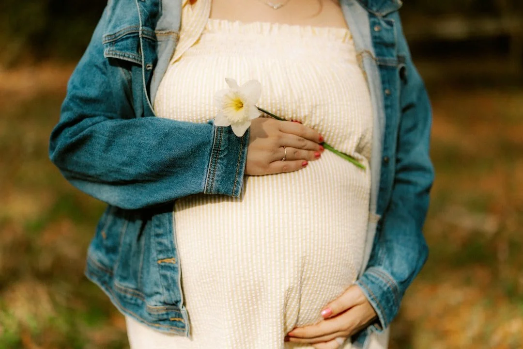 Expecting mother relaxing comfortably during pregnancy