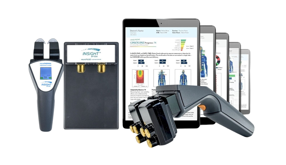 Nervous system scan chart showing fight or flight vs rest and digest