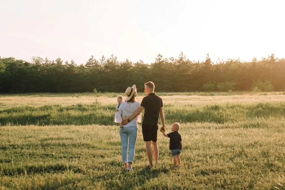 Smiling family enjoying wellness together in Sonoma County