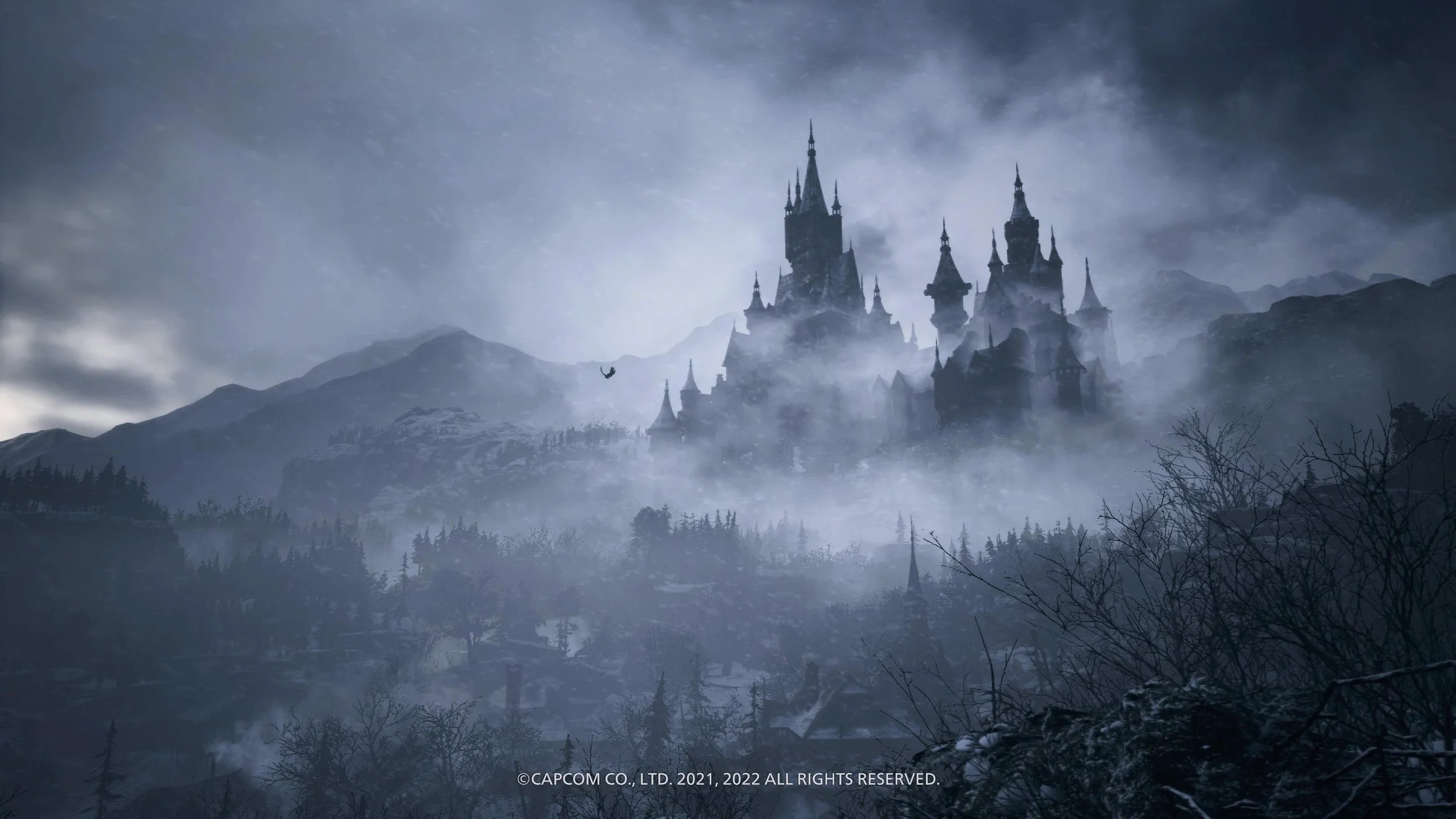 Resident Evil Village — the village beneath the castle