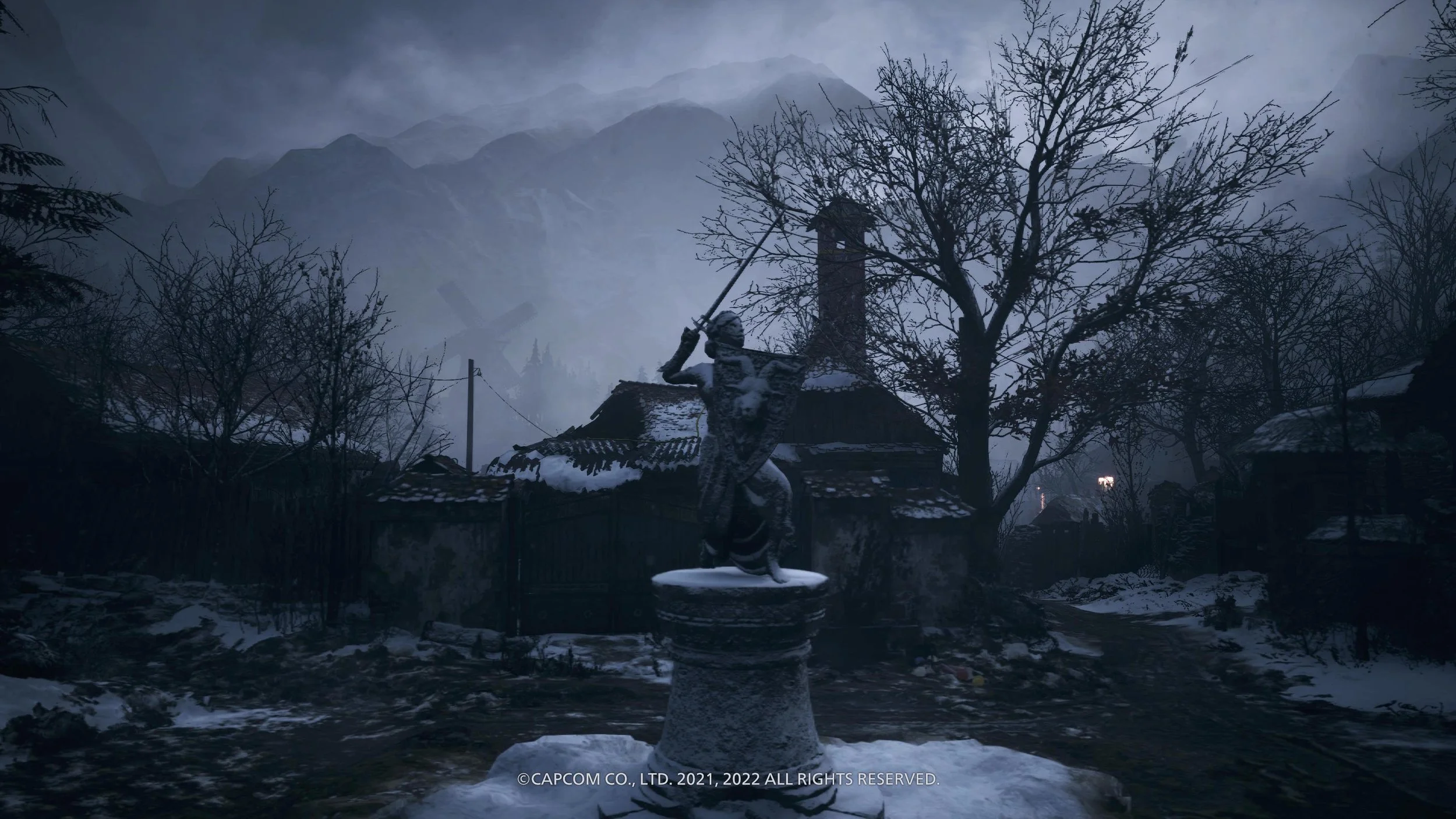 Resident Evil Village — the village centre