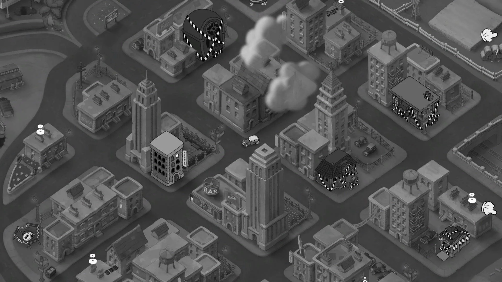 Mouse: P.I. for Hire — the city of Mousburg