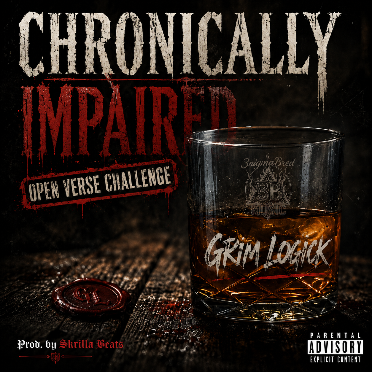Grim Logick - Chronically Impaired Open Verse Challenge official cover artwork