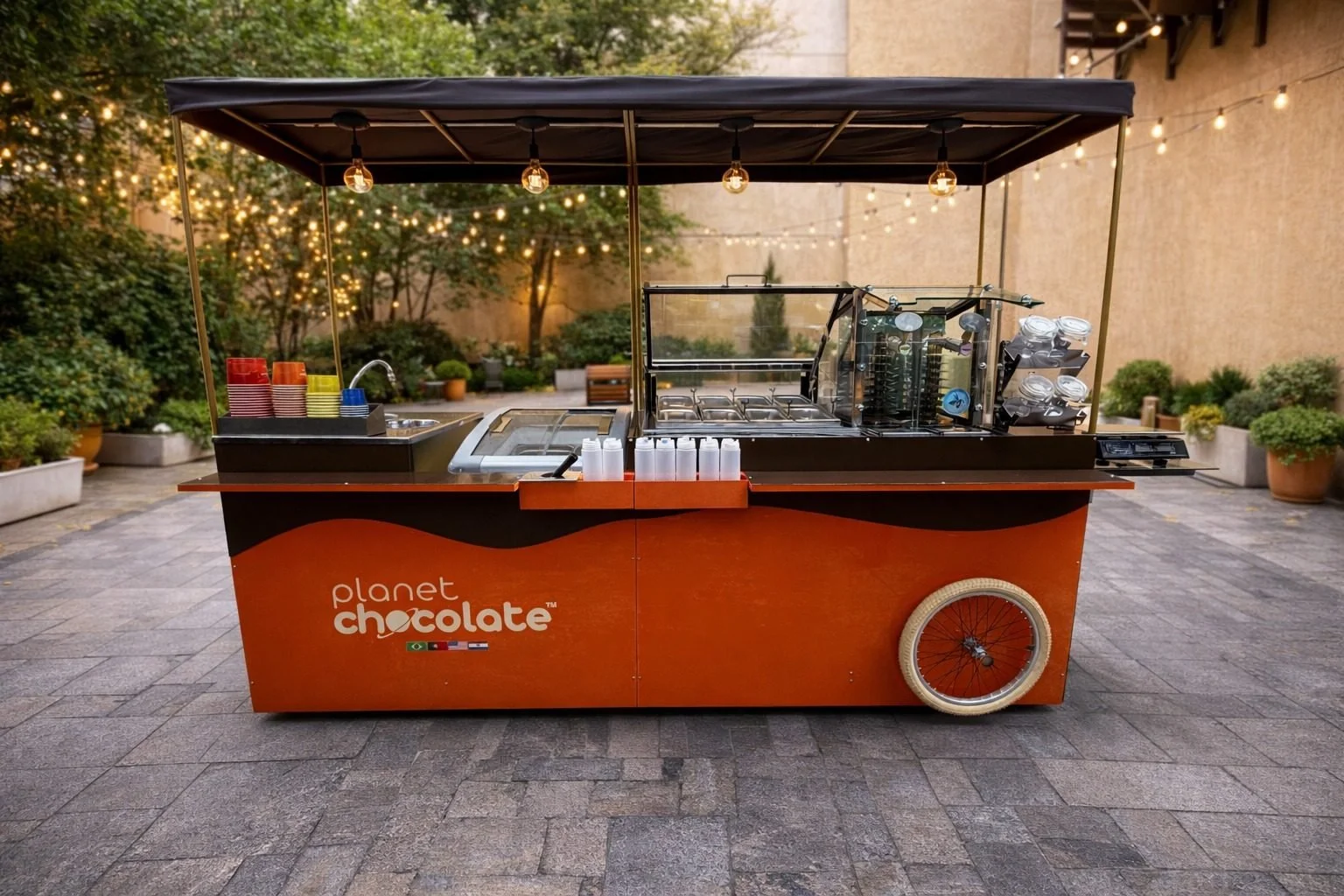 Quiosque da franquia Planet Chocolate