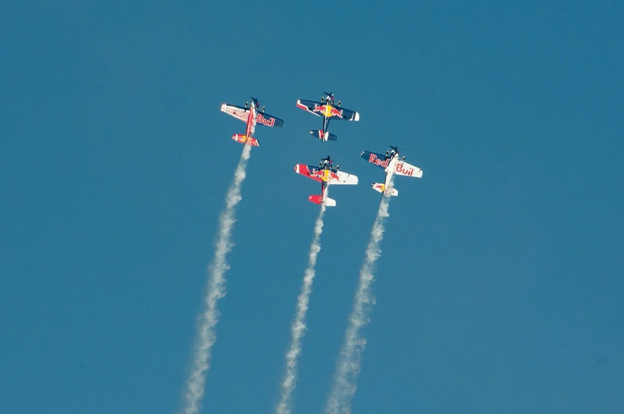 Pacific Airshow Gold Coast viewed from the water