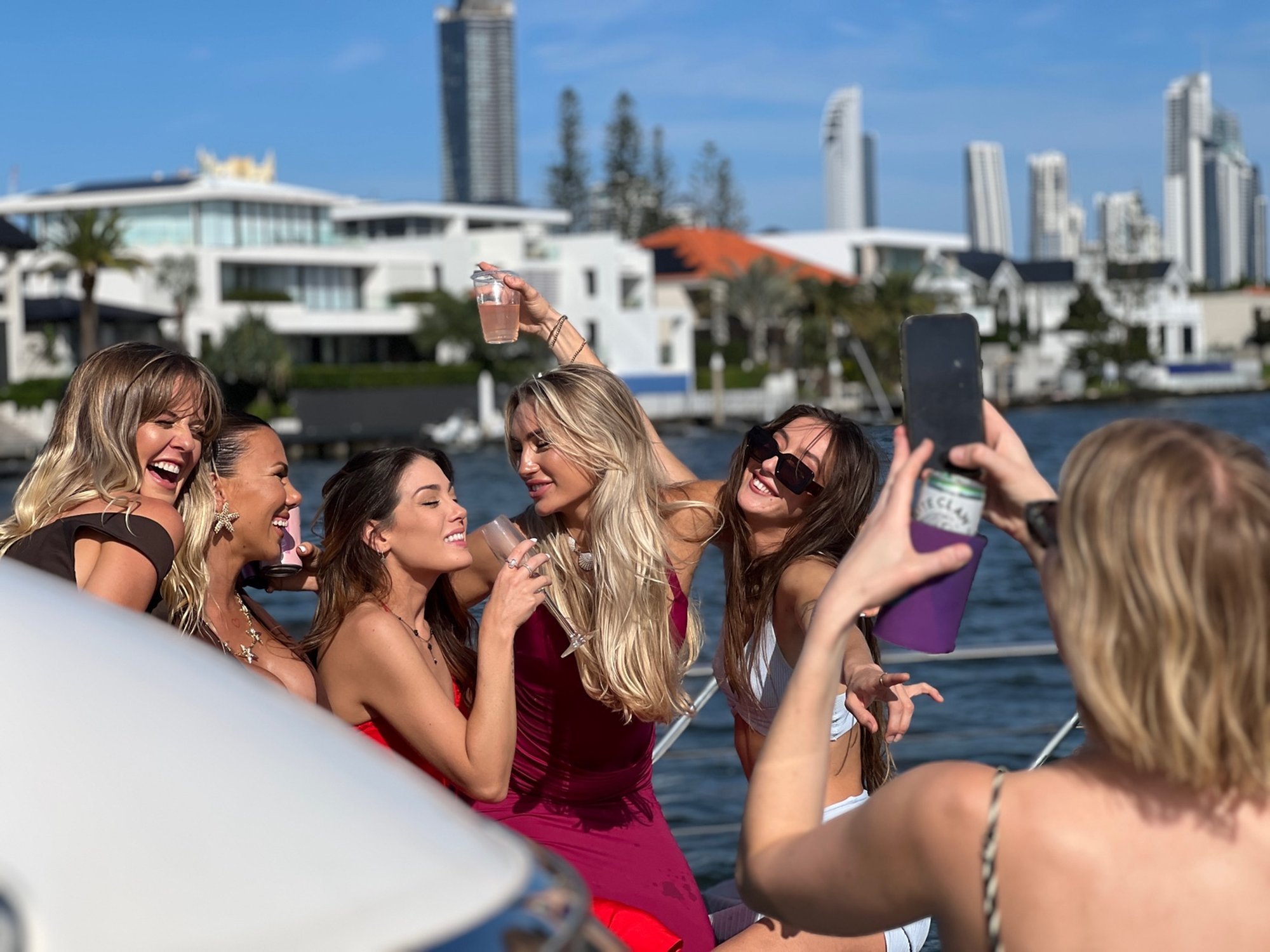 Fun and laughter on the Gold Coast boat cruise during NYE
