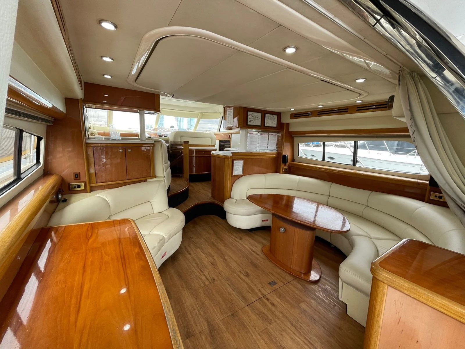 Explore the yacht interior with Inspiration Cruises