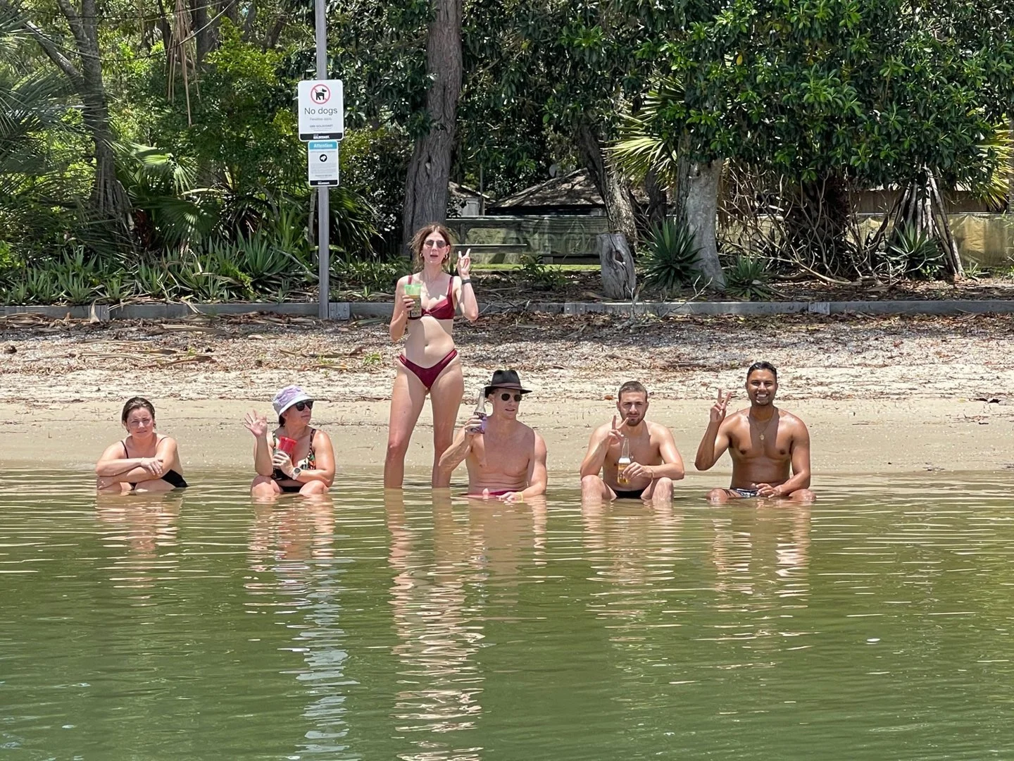 Group enjoying Tipplers Gold Coast cruise