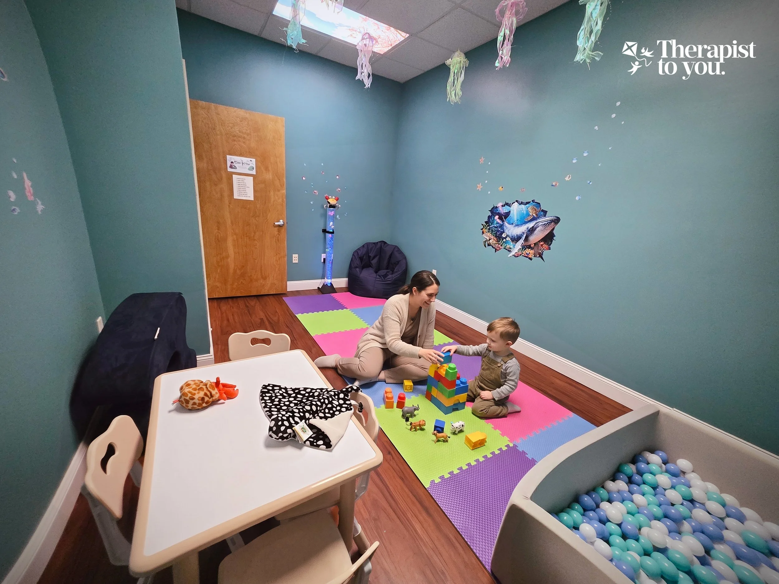 Learning and activity environment inside Therapist to You Okeechobee