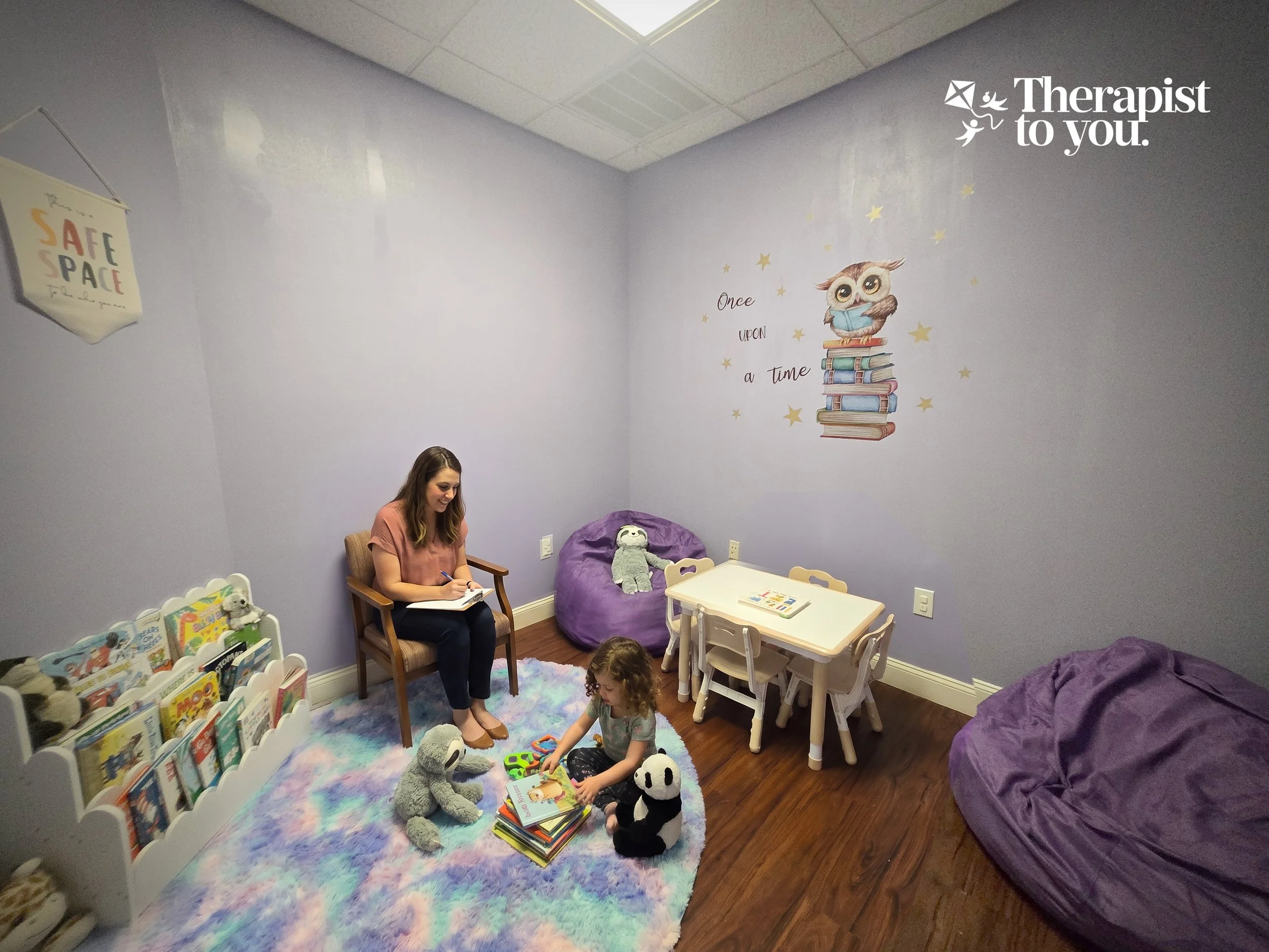 Dedicated therapy space inside the Therapist to You Okeechobee center