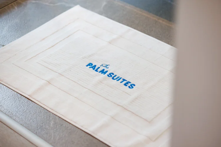 The Palm Suites — Palm Suites bath mat