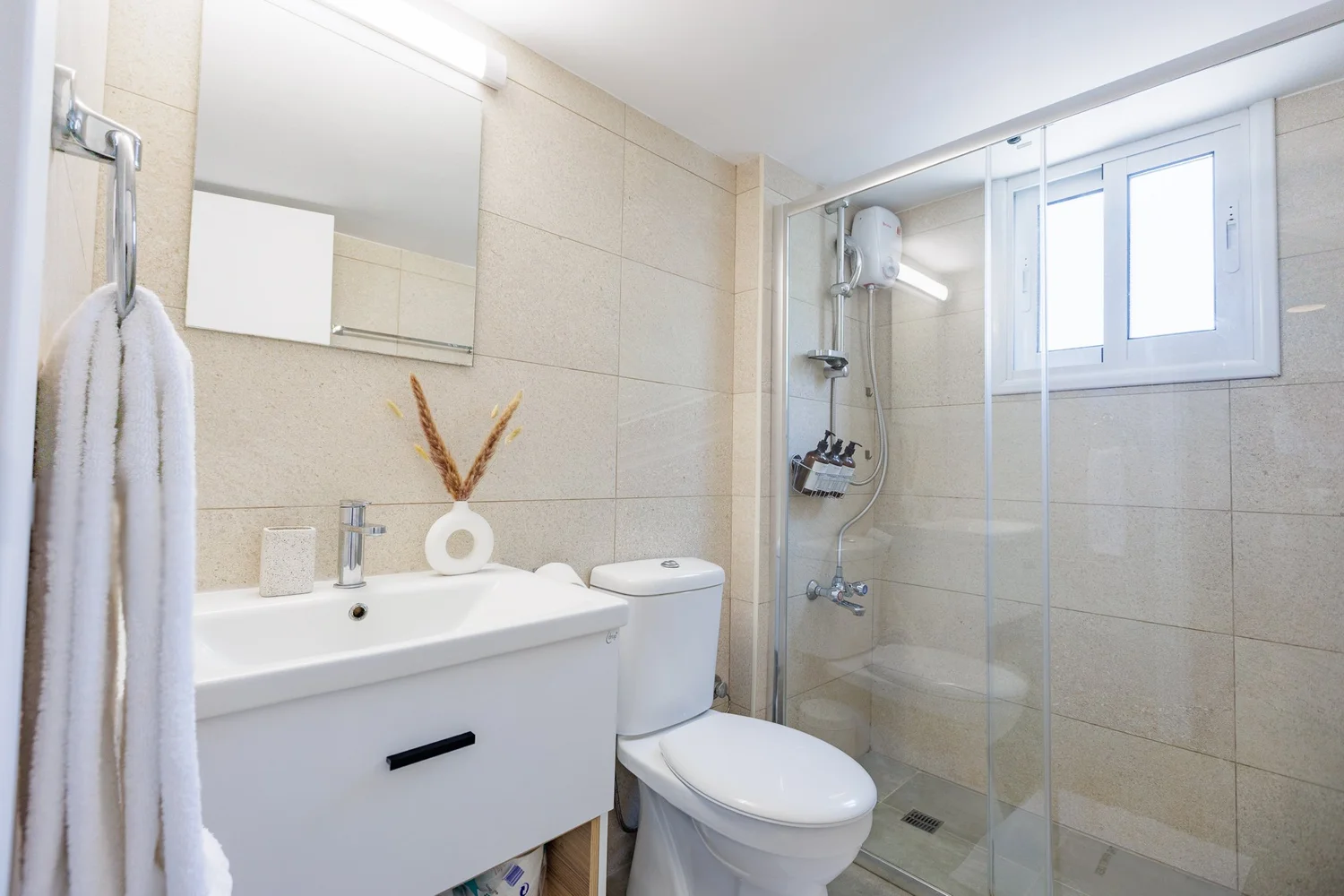 Antoinette Court — Bathroom with walk-in shower