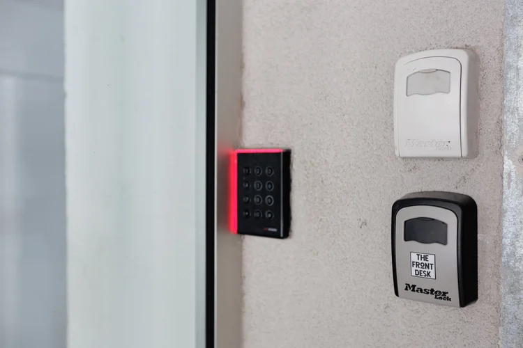 Antoinette Court amenity — Keypad entry and lockbox