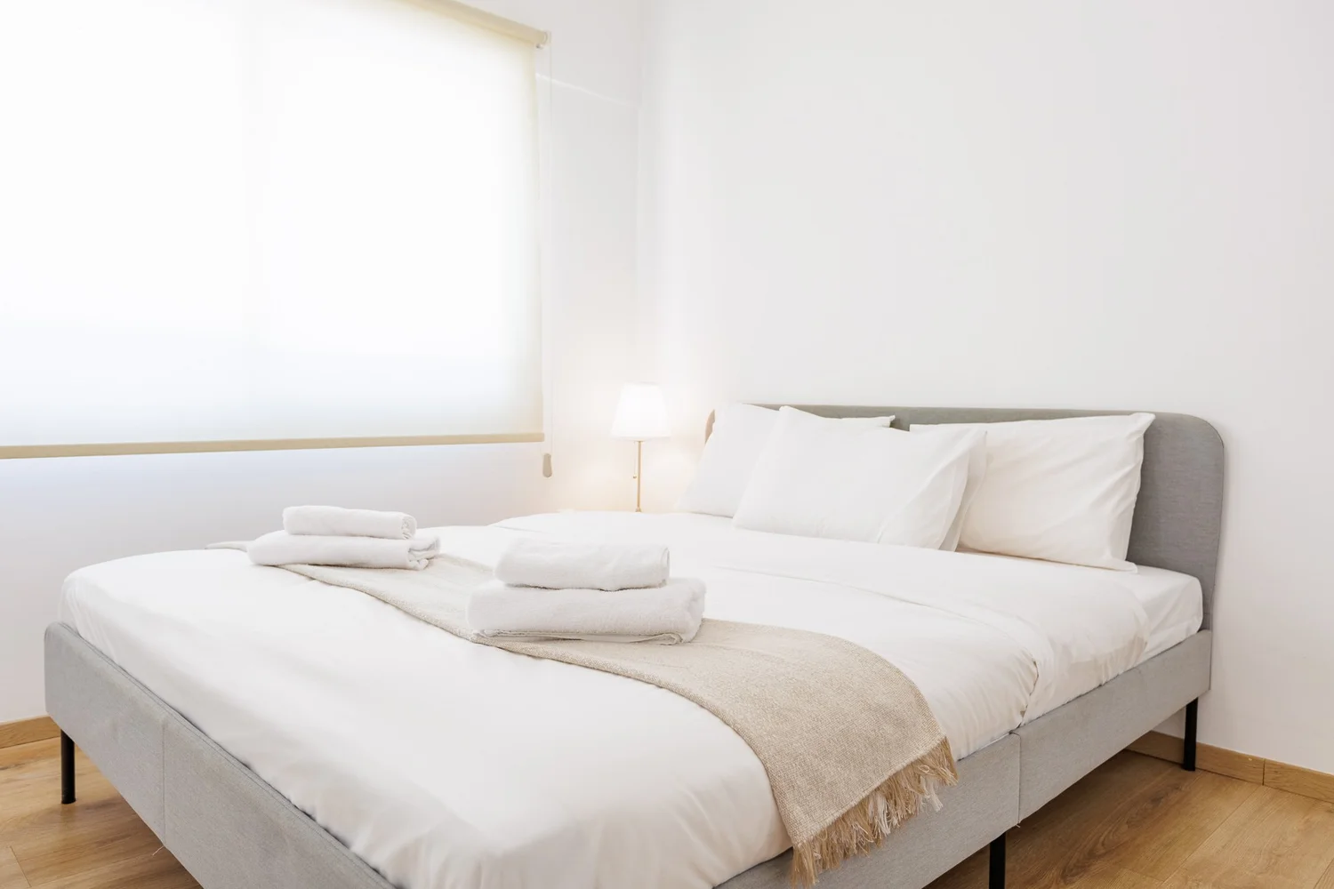 Antoinette Court — Premium mattress and soft light